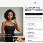 BONANZA custom wig made to order with 2x6, 4x4, 5x5, 13x4, 13x6, 360 and Full Lace options, plus 150% to 350% density options