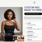 BONANZA custom wig made to order with 2x6, 4x4, 5x5, 13x4, 13x6, 360 and Full Lace options, plus 150% to 350% density options