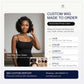 BONANZA custom wig made to order main image showing custom lace color length density and style options