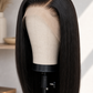 BONANZA Natural Black Straight 13x4 Lace Front Wig mannequin view