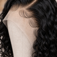 BONANZA Natural Black Water Wave Bob 13x4 Lace Wig lace and wave detail