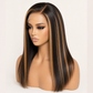 BONANZA Straight Piano Highlight 13x4 Lace Front Human Hair Wig